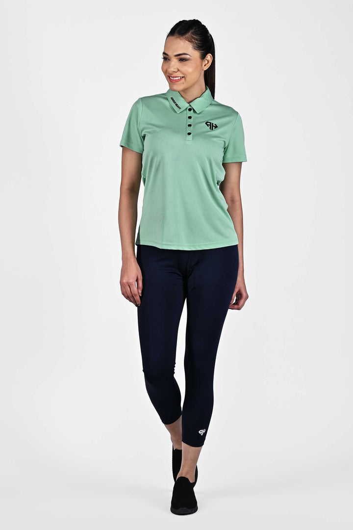 Lime Women Polo Shirt