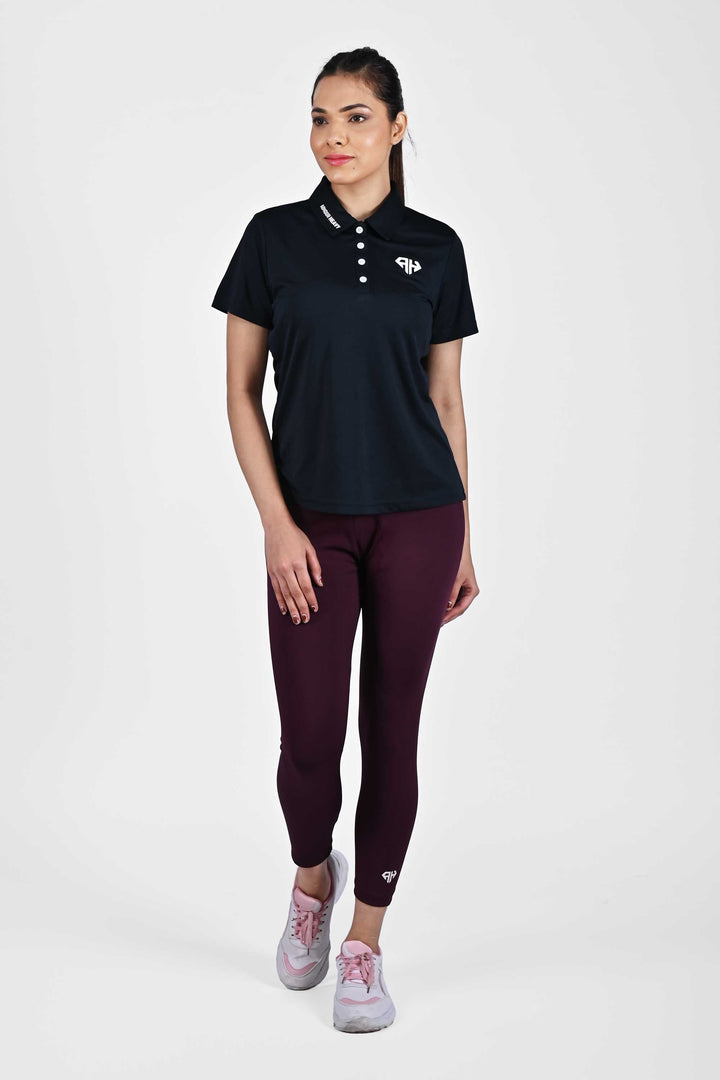 Navy Polo Tshirt Online for Women