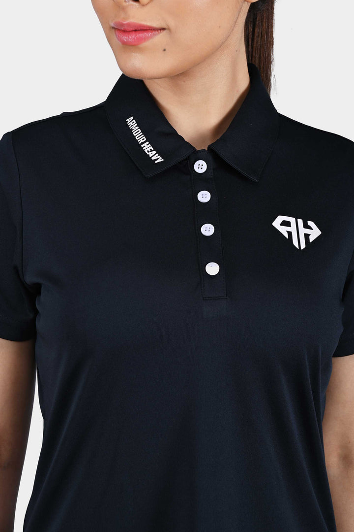 Navy Polo T Shirt for Women