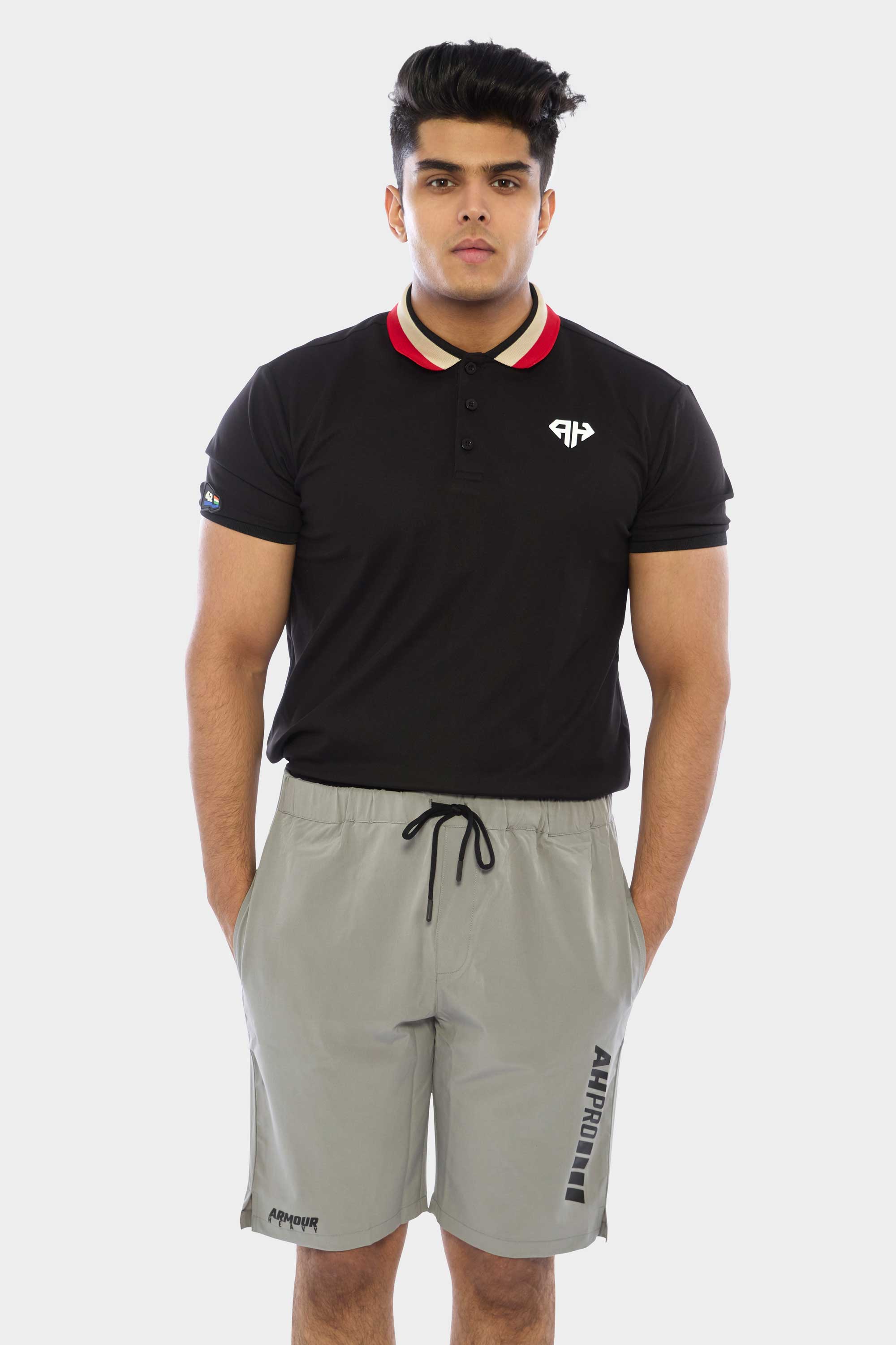 Upgrade Your Athletic Performance with AH Pro Athlete Shorts Grey ...