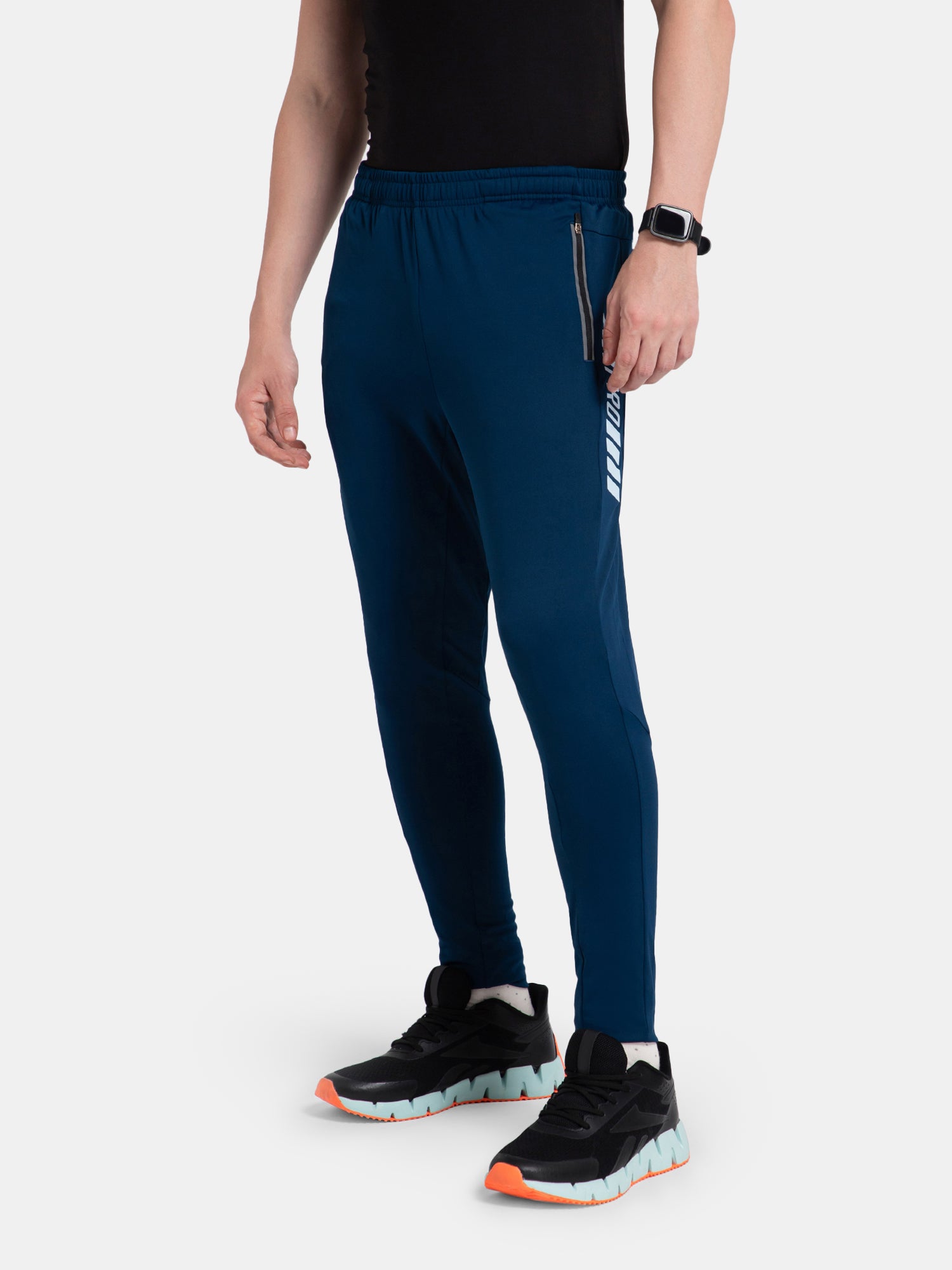 Buy Rosaline Easy Movement Cotton Rich Track Pants - Airy Blue at Rs.540  online | Activewear online