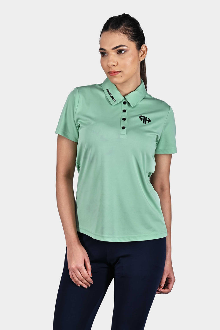 Buy Lime Women Polo Tshirt by AH
