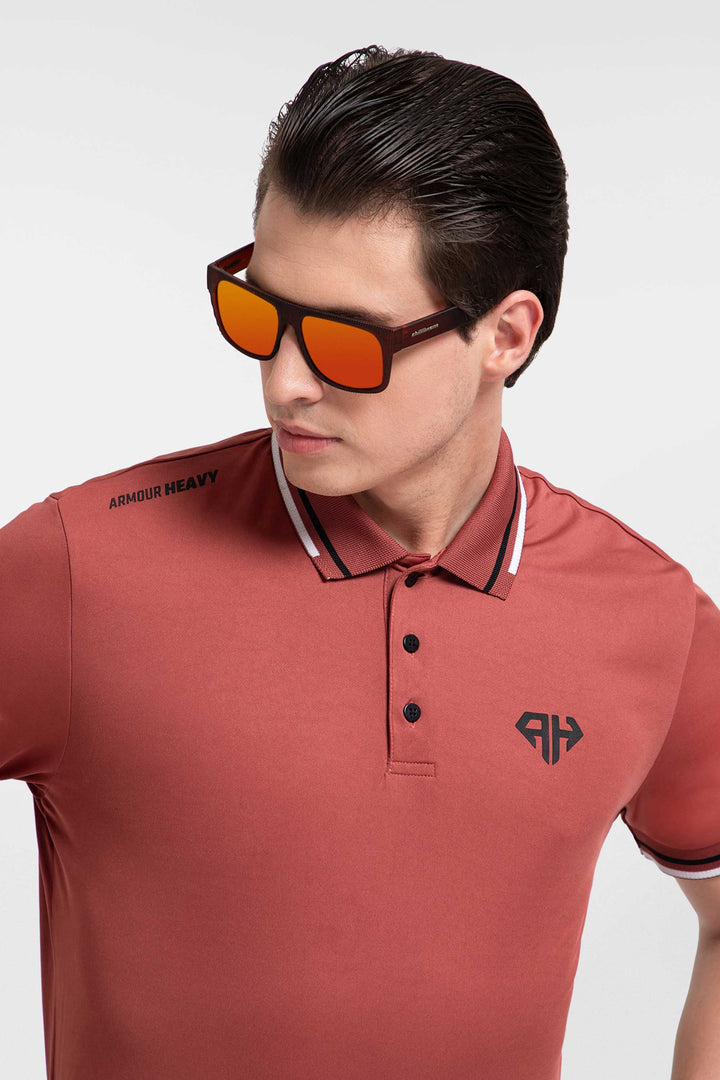 Heavy Apricot Classic Polo T Shirt for Men