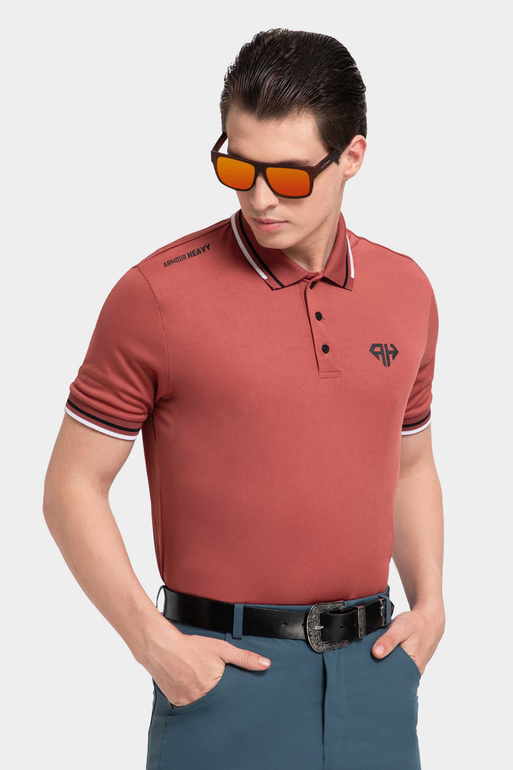 Heavy Apricot Classic Polo Tshirt Online for Men