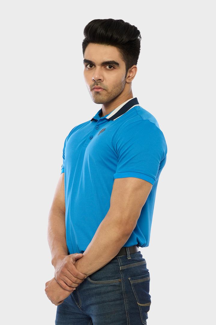 Buy Blue Performance Polo Tshirt at Best Prices for Men