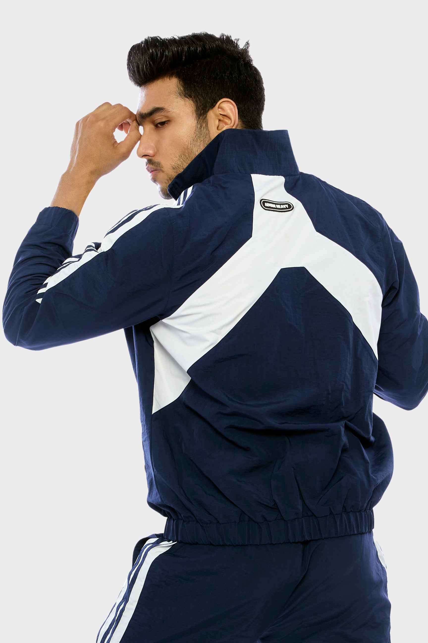 Tracksuit blue store and white