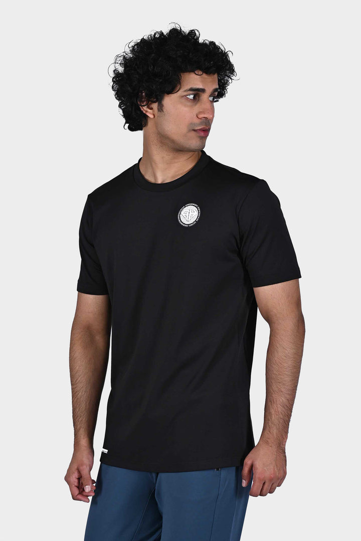 Black AH Pro Crew Neck T Shirt