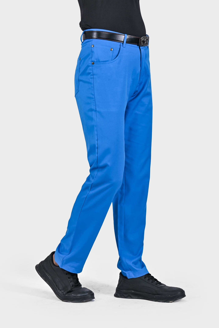 Scuba Blue Stretch Golf Pants for Men Online