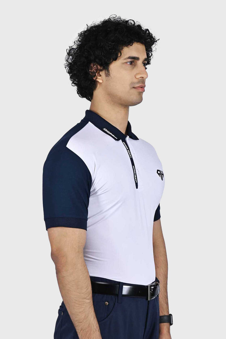 Classic Blue N White Polo Tshirt India