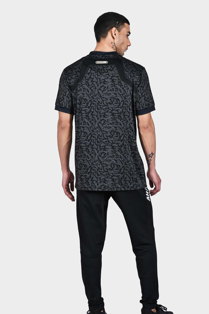 Buy Black Camo Crew Neck Tshirt for Men