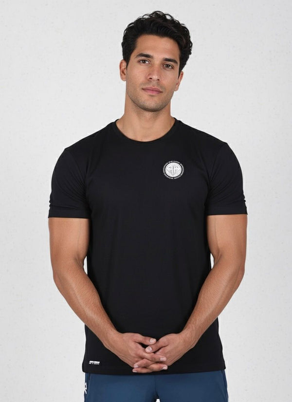 Black AH Pro Crew Neck